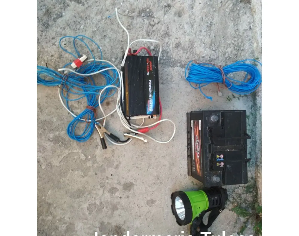 Pescari "electrici" prinşi de jandarmii tulceni