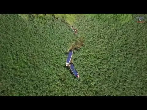 Bărci furate din deltă, găsite cu ajutorul dronei