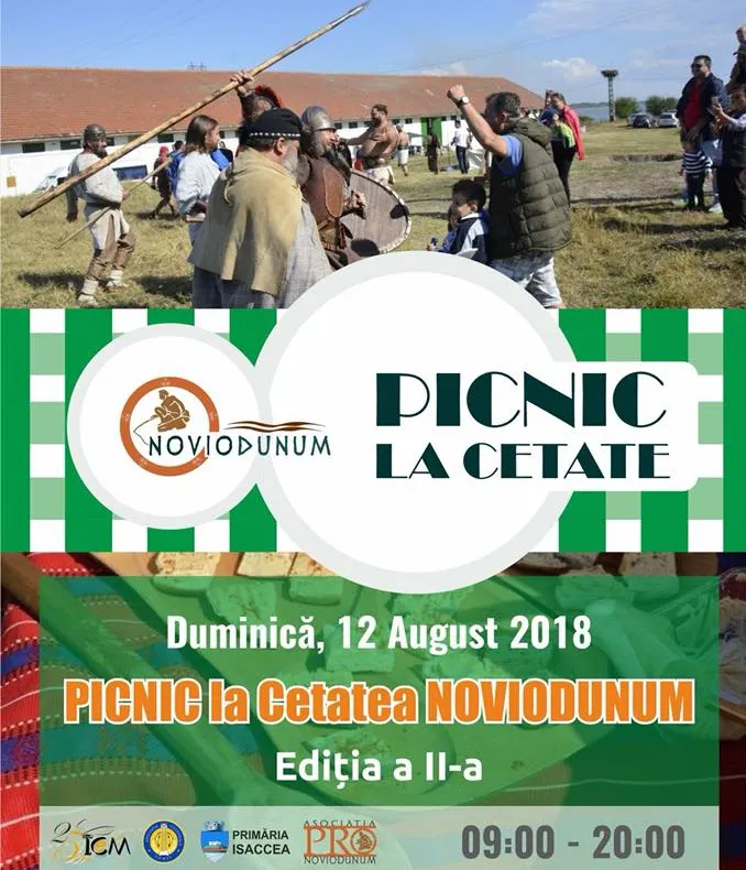 Invitatie la picnic! Unde? La Cetatea Noviodunum! 
