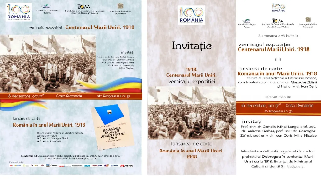 Vernisaj, Lansare de carte și Conferință la Casa Avramide
