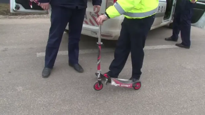 Minor de 3 ani accidentat în Vest
