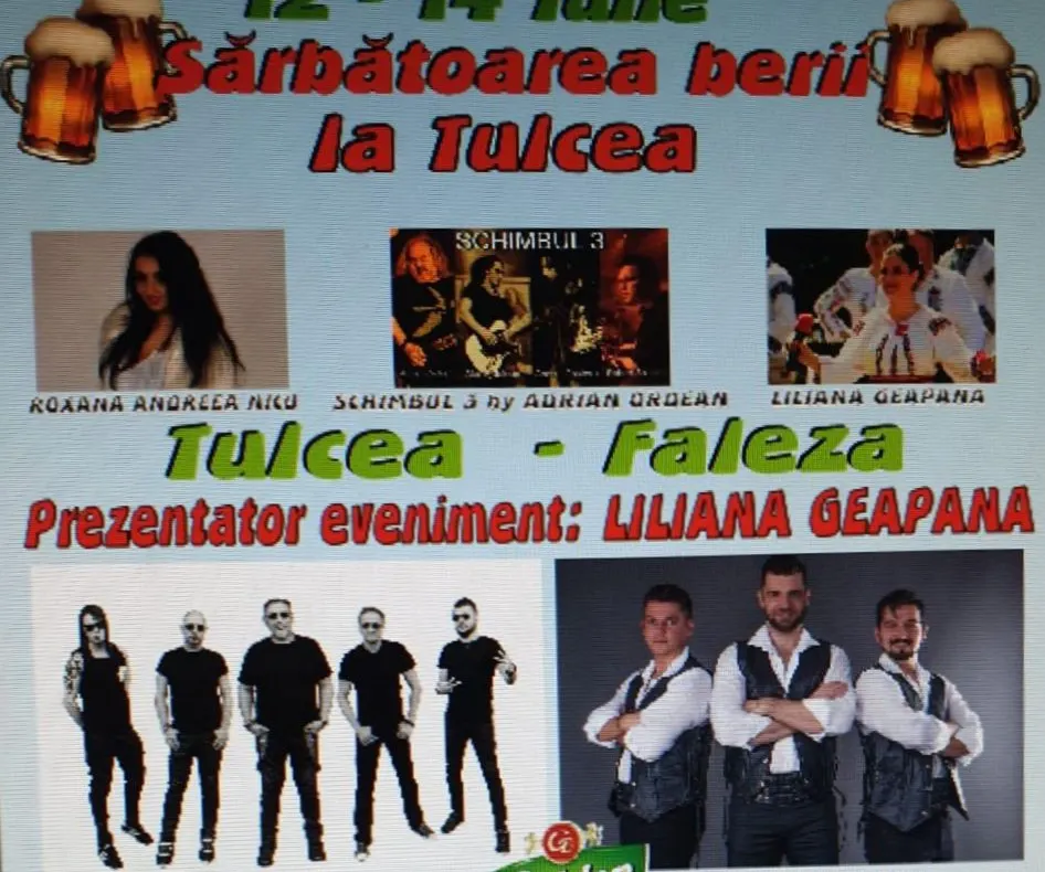 Aviz amatorilor: "Sărbătoarea berii" la Tulcea, 12-14 iulie 2019!