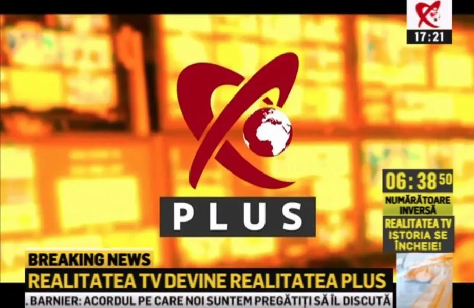 Realitatea TV a devenit de azi Realitatea Plus