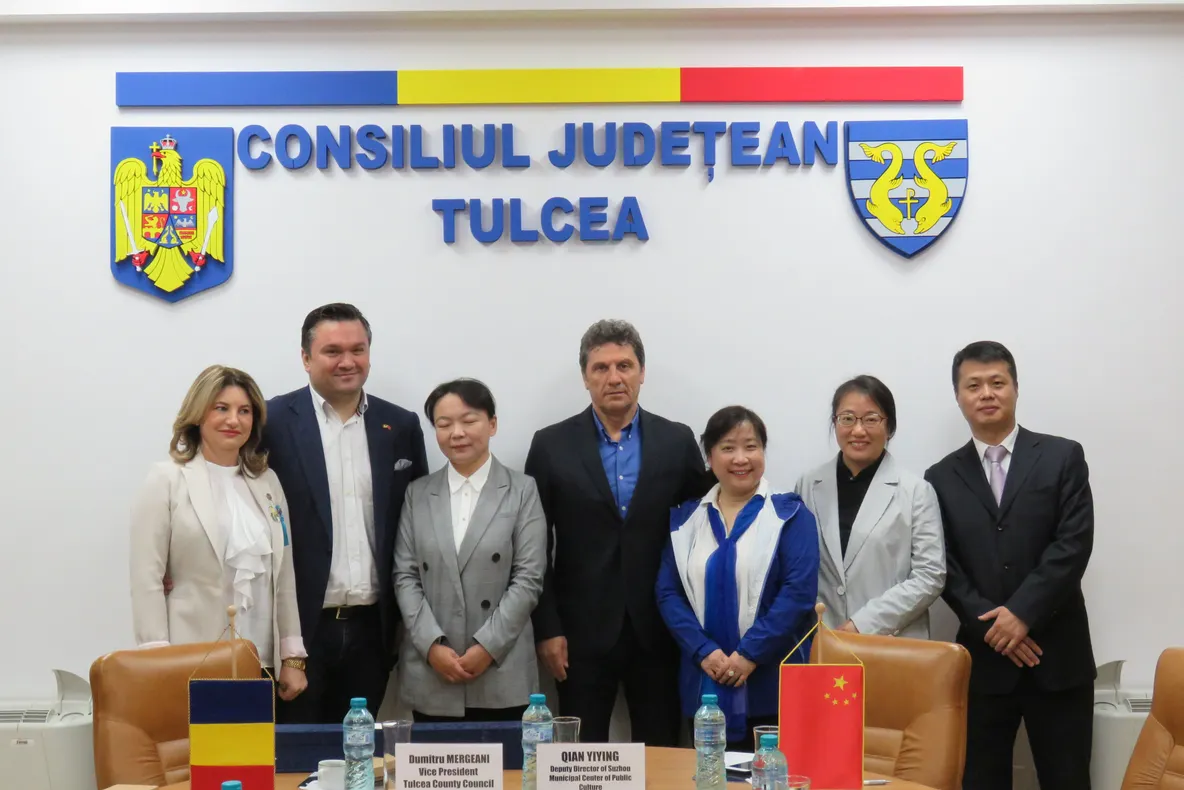 Delegație a Centrului Cultural din Suzhou, în vizită la Tulcea