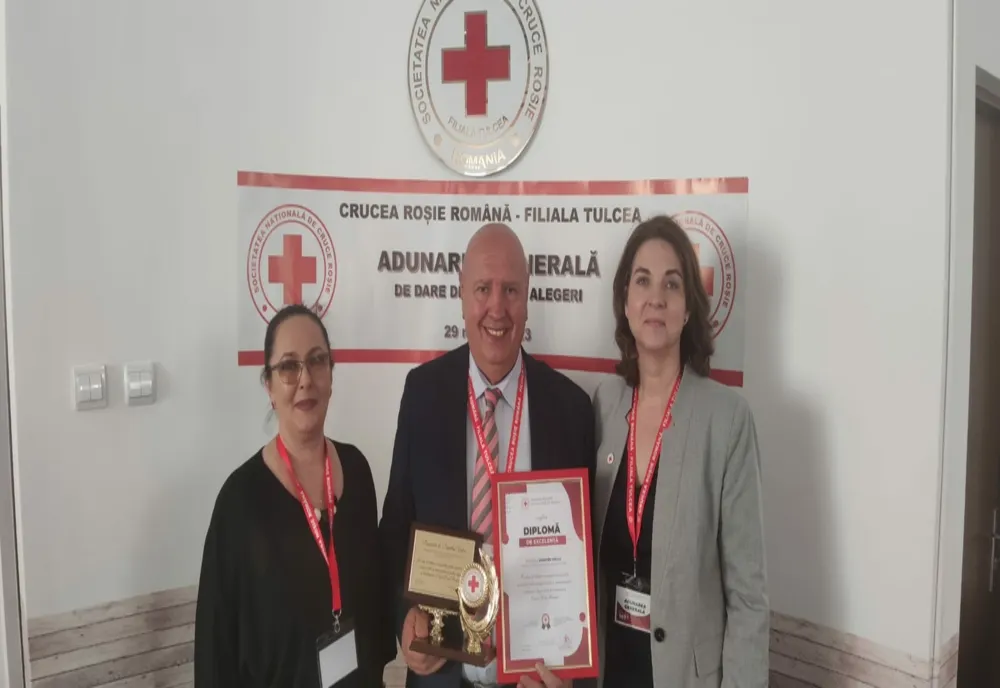 Crucea Rosie Tulcea are un nou președinte