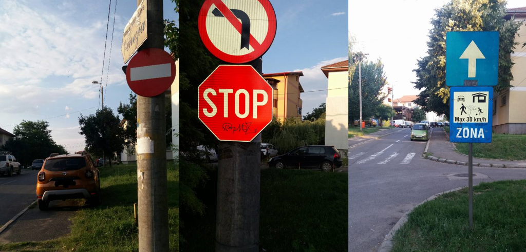 Schimbarea sensurilor de circulaţie in cartierul ANL de lângă Penny, provoacă haos