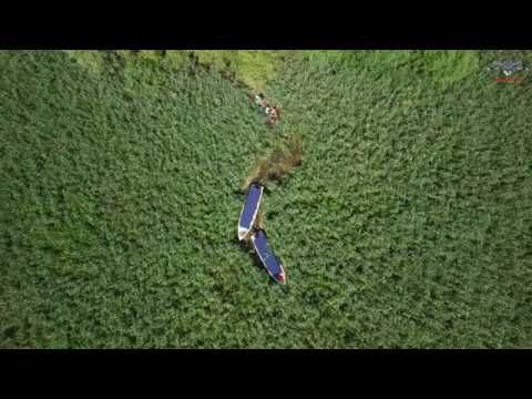 Bărci furate din deltă, găsite cu ajutorul dronei