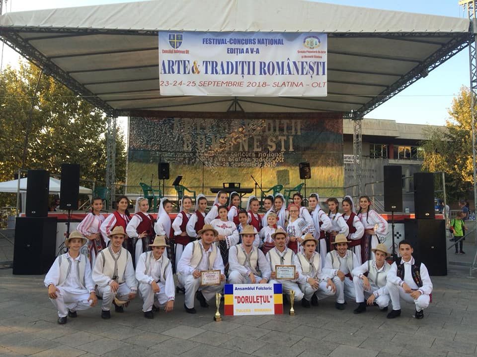 Ansamblul "Dorulețul" - Premiul de popularitate la Concursul Național „Arte și Tradiții Românești” de la Slatina