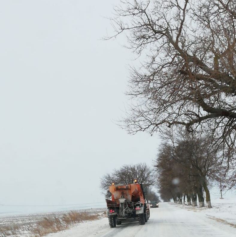 Tulcea fără drumuri blocate la prima zăpadă din 2019