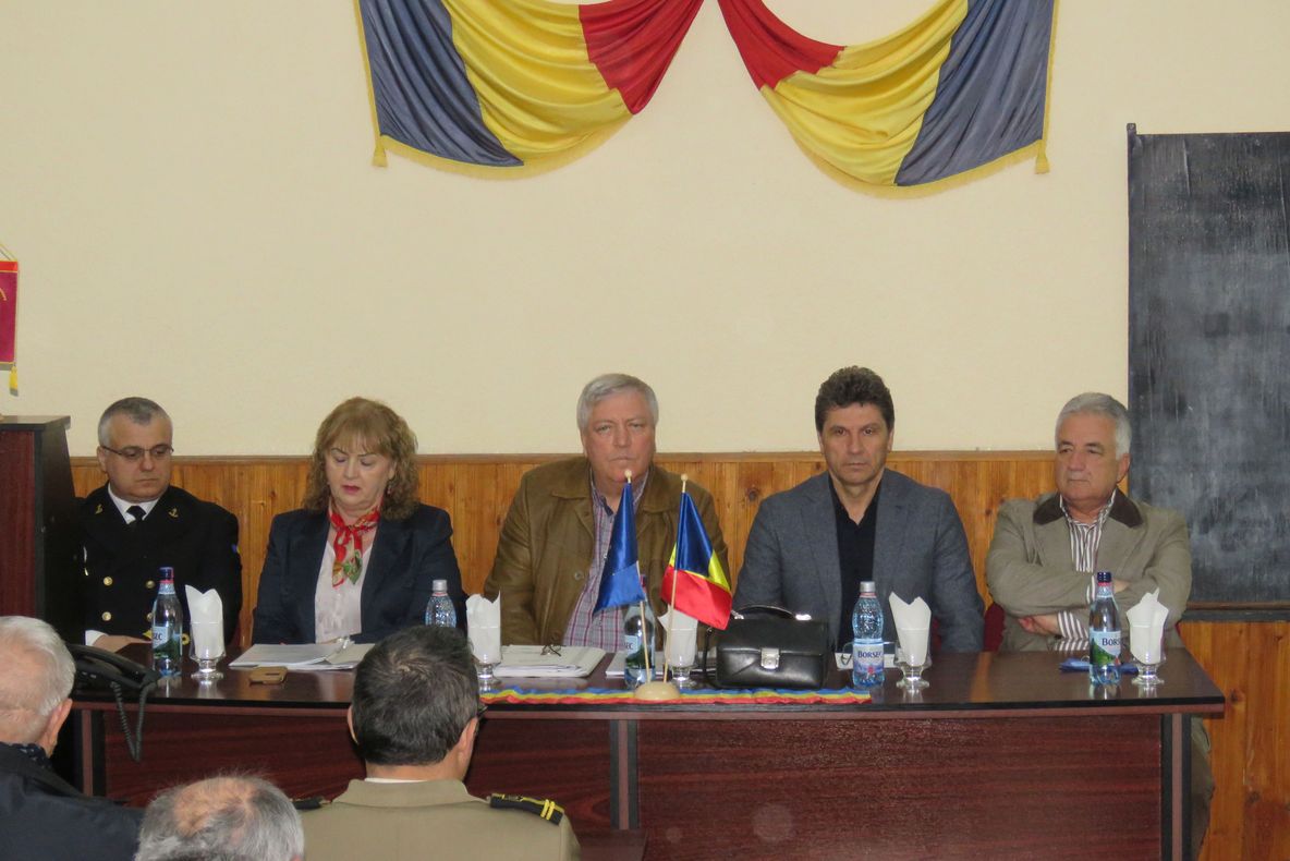 Şedinţă de bilanţ a Asociației Naționale a Cadrelor Militare în Rezervă și în Retragere – Filiala Tulcea