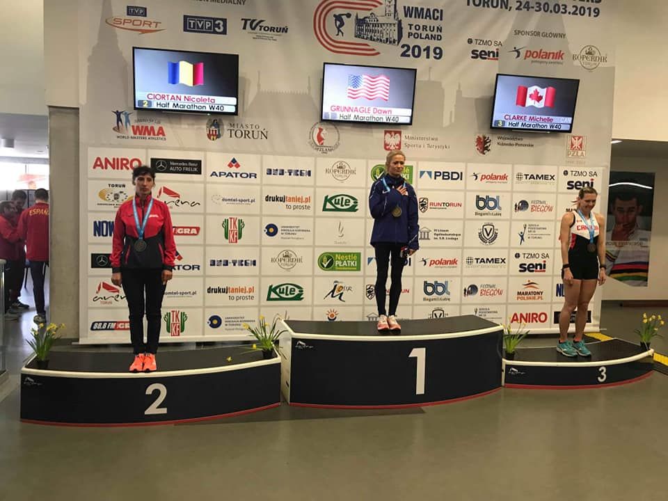 Aur şi argint pentru atleta Nicoleta Ciortan la Mondialele din Polonia!