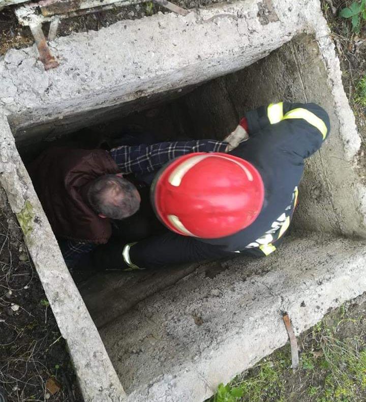 Misiune de salvare din căminul unui apometru