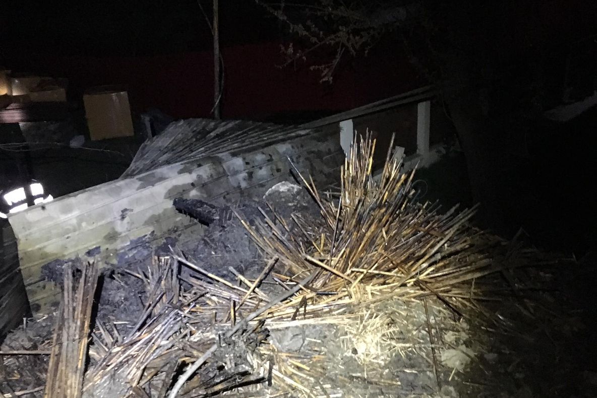 Incendiu în inima deltei, la Mila 23