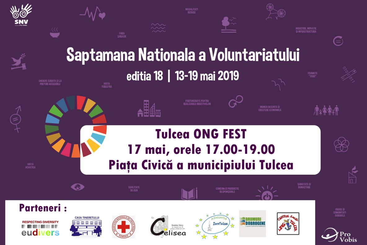 Vineri de la cinci după-amiază, Tulcea ONG Fest ediţia a V-a în Piaţa civică