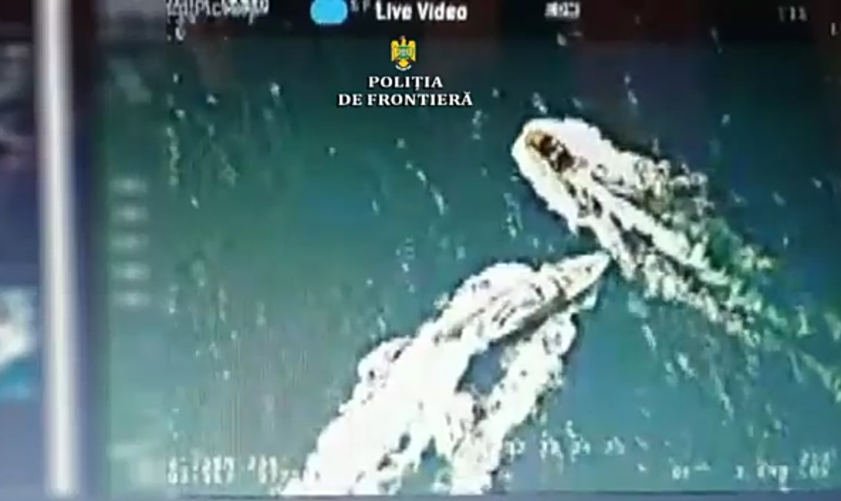 Acţiune de reţinere a unui pescador sub pavilion Turcia, surprins la braconat în Zona Economică Exclusivă a României