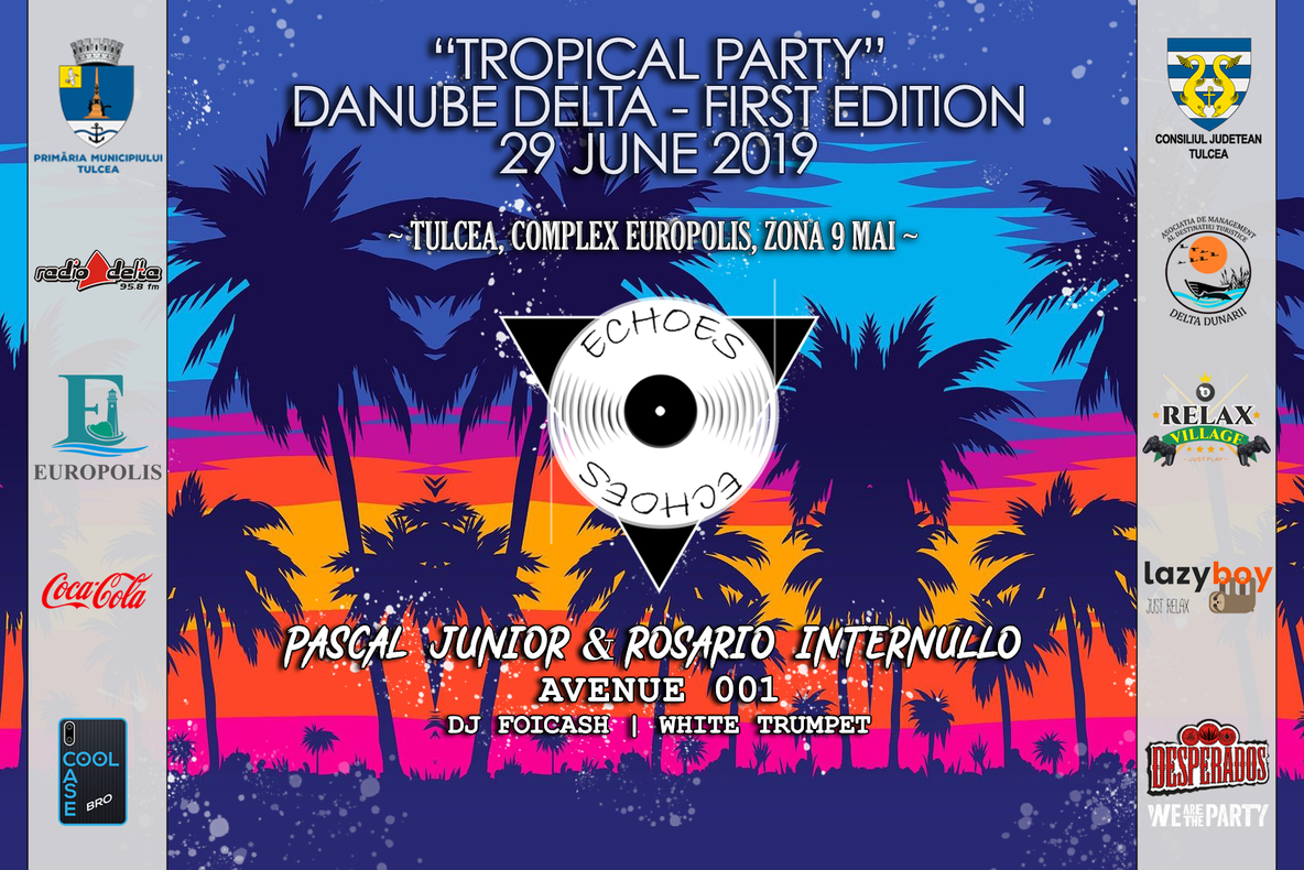 Petrecere tropicală pe muzică electronică în Tulcea
