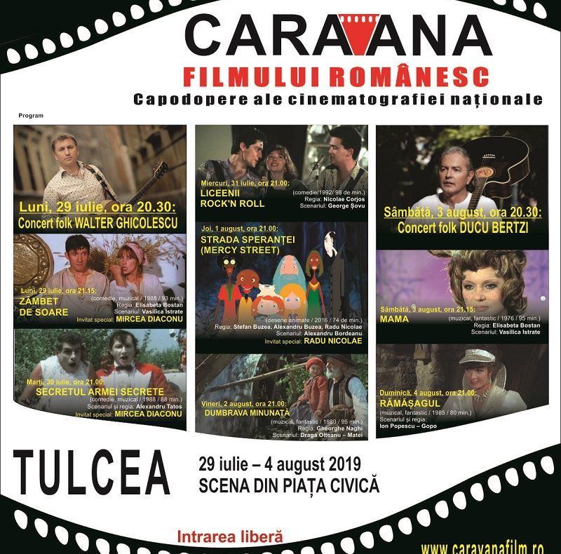 Caravana filmului românesc vine la Tulcea