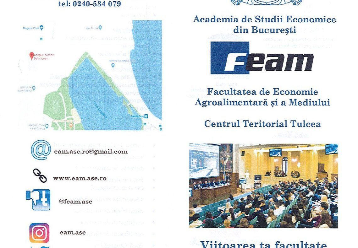 Au început înscrierile pentru Facultatea de Economie Agroalimentară şi a Mediului