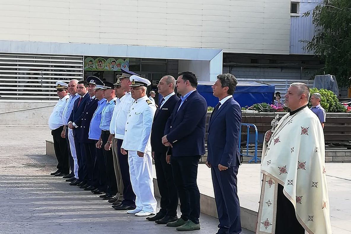 Ziua Imnului Naţional sărbătorită în Piaţa civică din municipiu