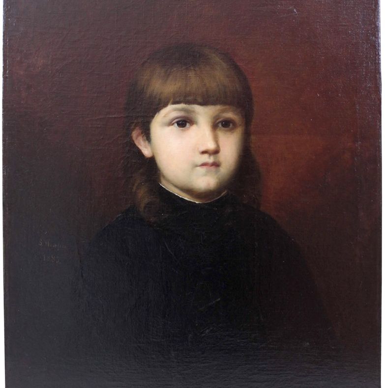 „Portret de copil” de Sava Hentia este lucrarea lunii iulie la Muzeul de Artă Tulcea