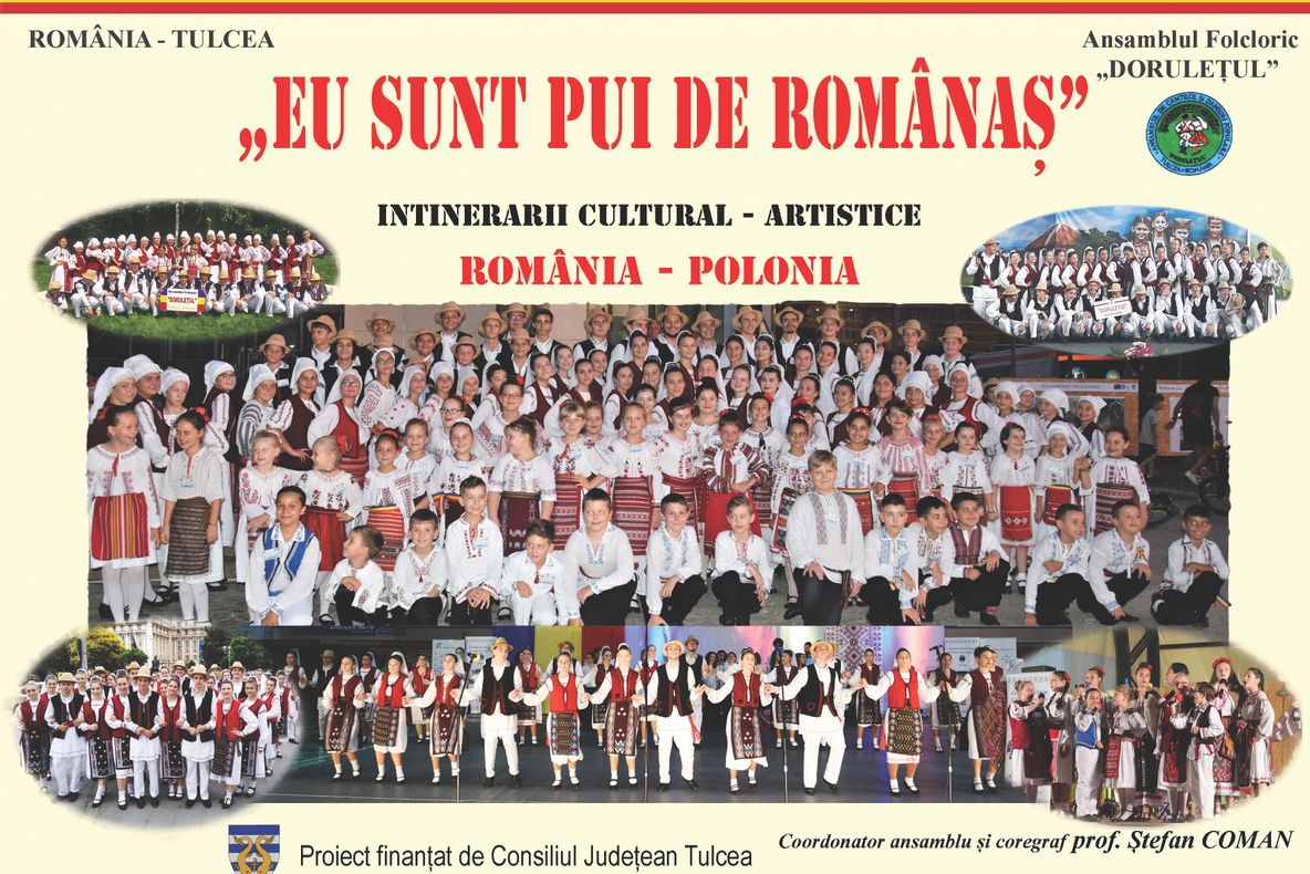 „Eu sunt pui de românaș", itinerarii cultural-artistice tulcene în Polonia