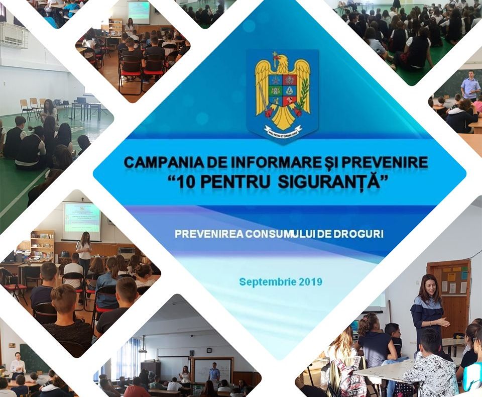 ”10 pentru siguranță” - campanile de informare și prevenire a MAI în şcolile tulcene