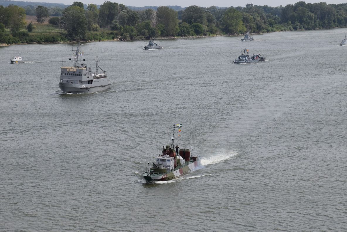 Cooperare militară româno-ucraineană pe Dunăre