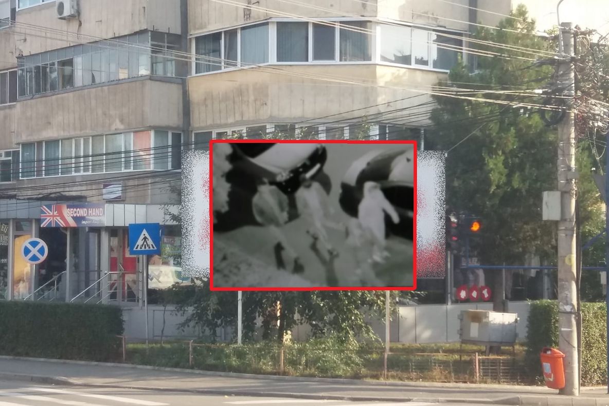 Cei patru care au devastat panoul electoral sunt minori şi au făcut-o din teribilism