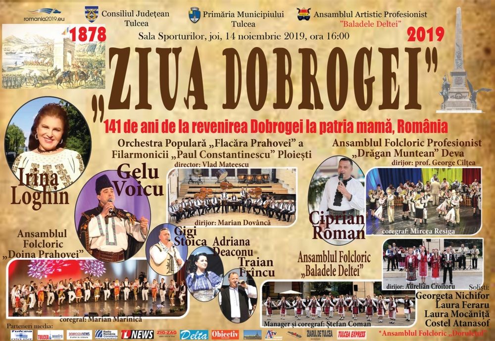 Ziua Dobrogei- 141 de ani de la unirea Dobrogei cu Patria-Mamă