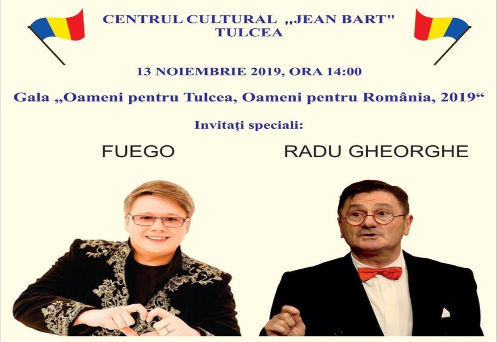 Gala „Oameni pentru Tulcea, Oameni pentru România, 2019“, la Teatrul Jean Bart