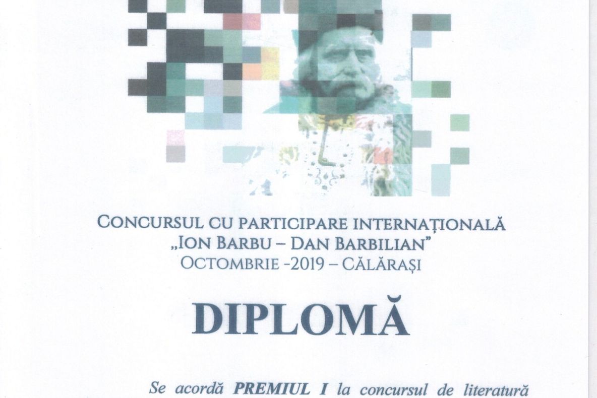 Premiu întâi la un concurs internaţional de literatură pentru o elevă de la Moisil