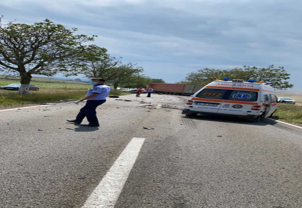 Accident mortal pe DN 22 între Tulcea și Cataloi 