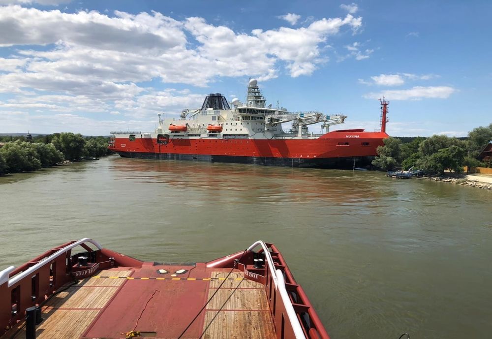 Incident naval pe canalul Sulina