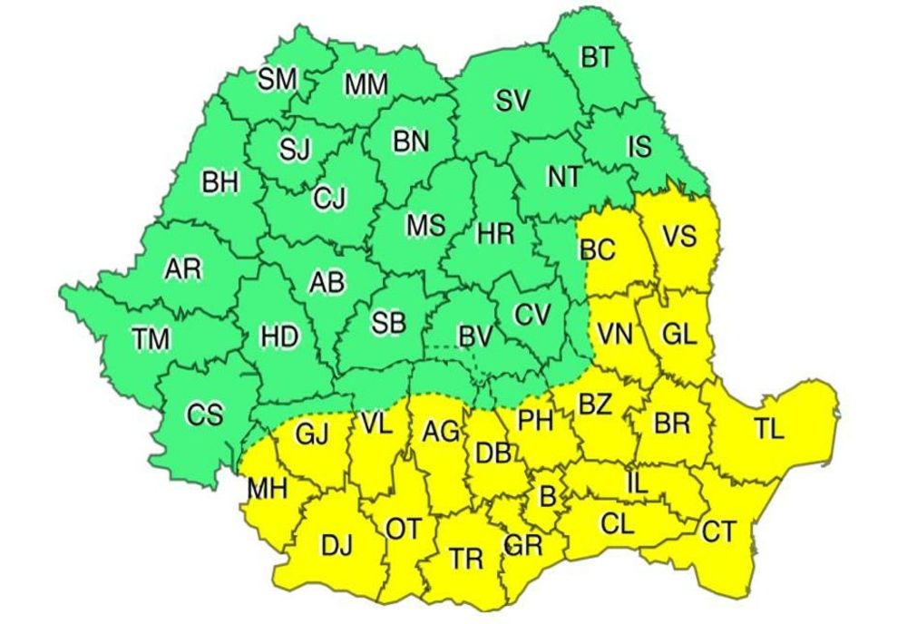 Cod Galben de CANICULĂ