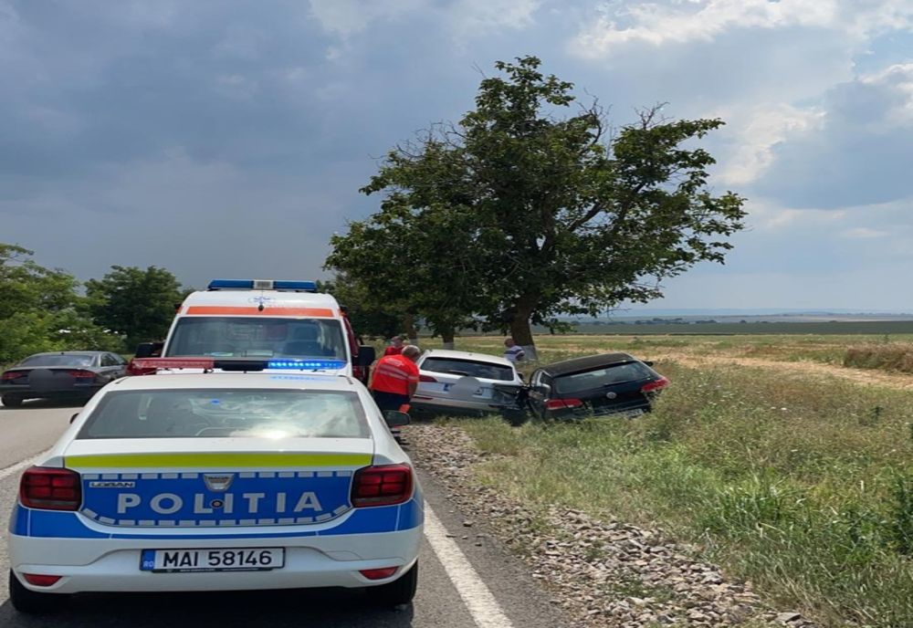 Gălățean rănit într-un accident în Tulcea