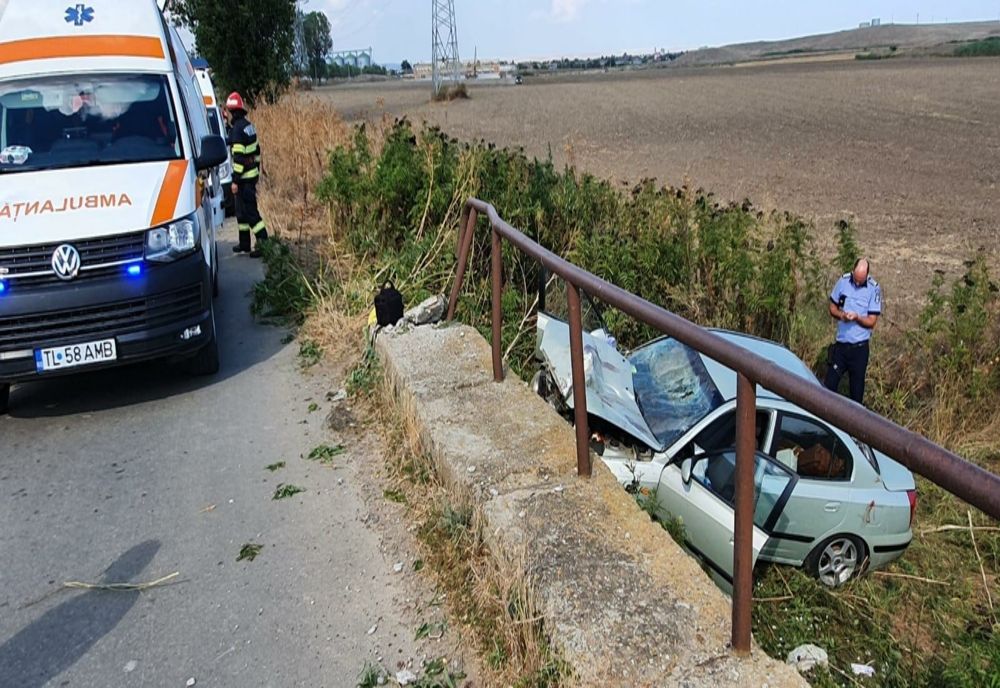FOTO Accident grav în Tulcea. Intervine elicopterul SMURD