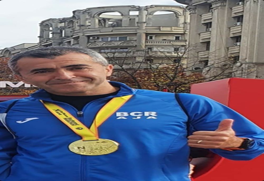 Jandarmul Sorin Andrici, argint la Maratonul Internațional București