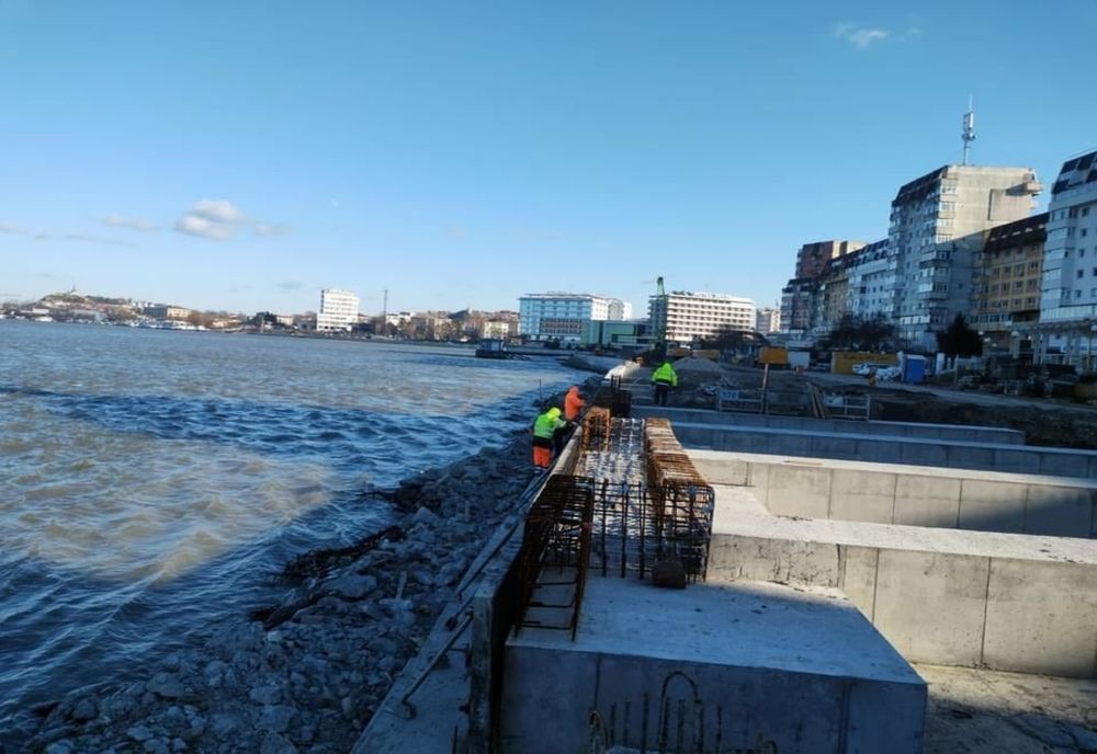 Faleza din municipiul Tulcea, redată “parțial” turiștilor