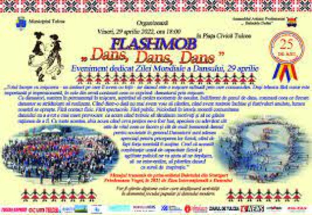 Flashmob în Piața Civică de  „Ziua  Internațională a Dansului