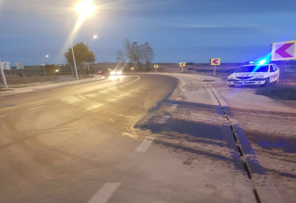 Atenție, șoferi! Drum alunecos în Tulcea