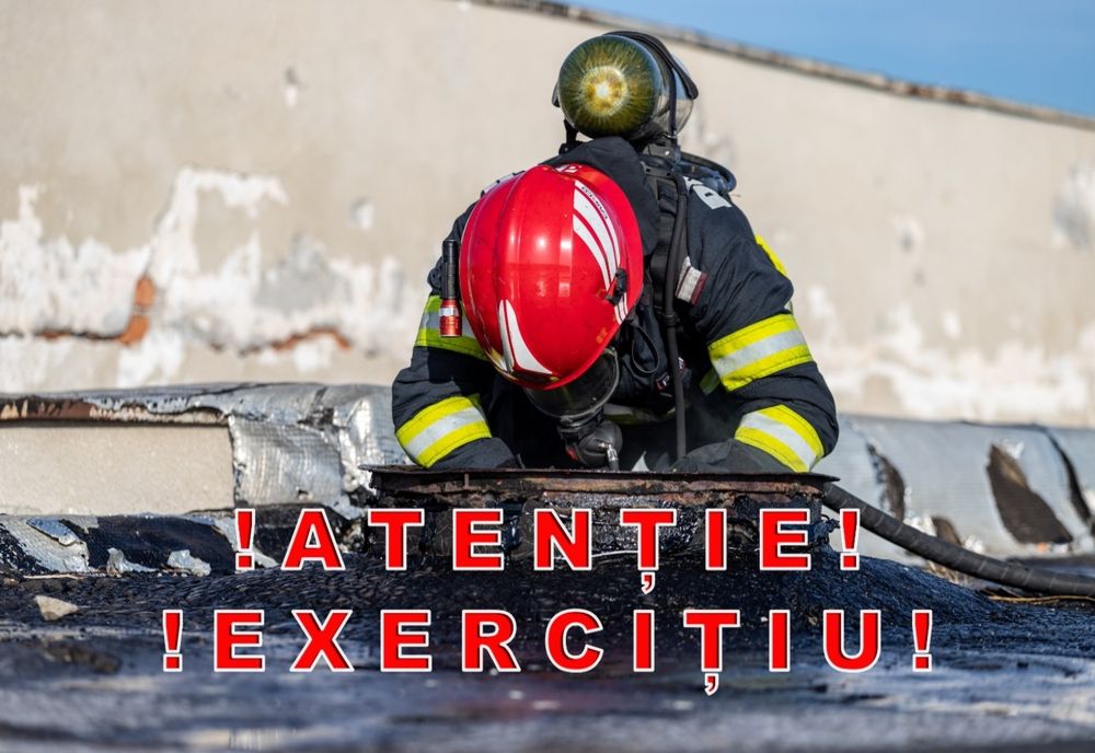 Exercițiu ISU în zona Șantierului Naval Tulcea