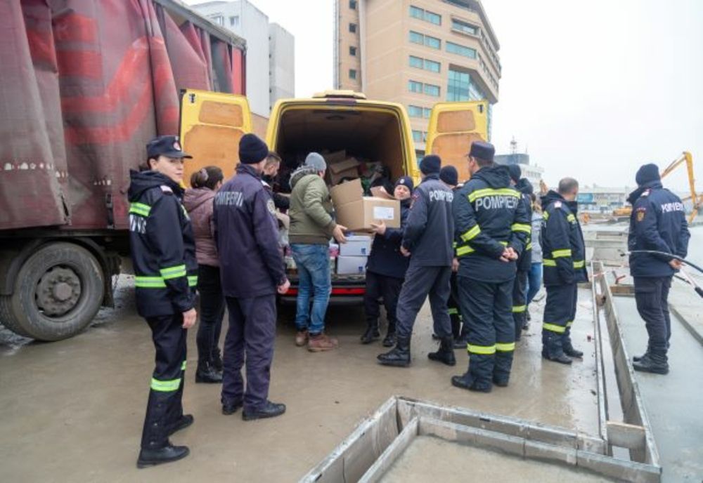 FOTO VIDEO Pompierii tulceni în sprijinul voluntarilor din Europa