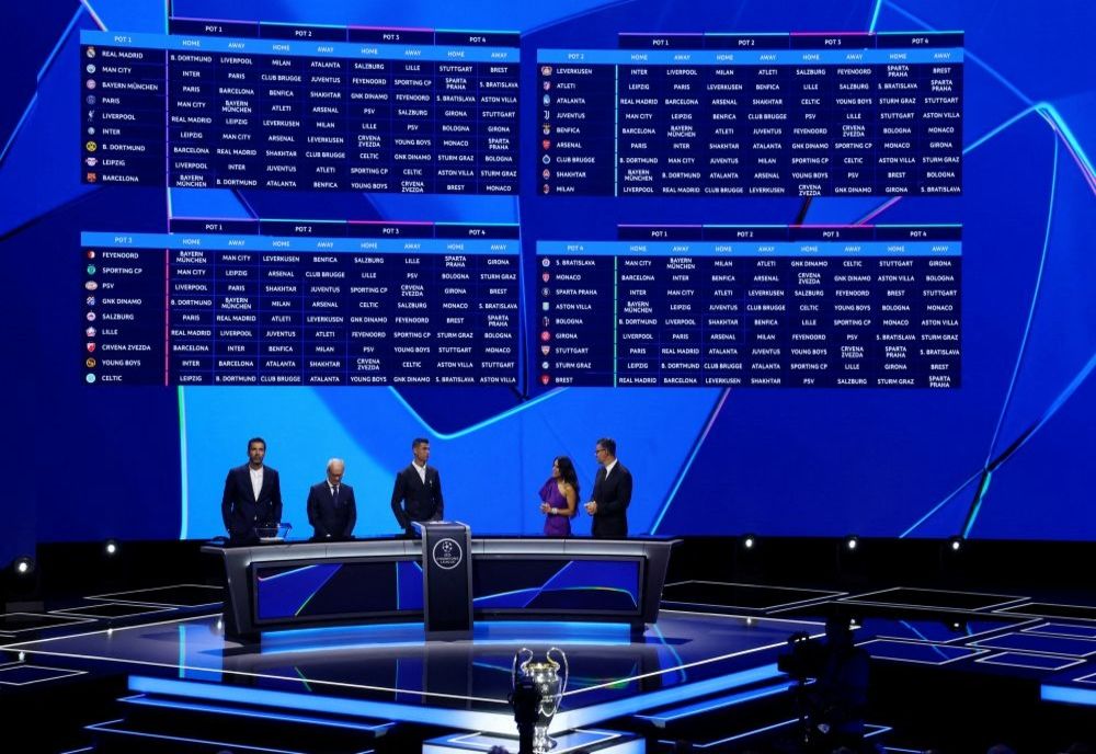 FOTBAL: MECIURI TARI ÎN NOUL FORMAT AL LIGII CAMPIONILOR