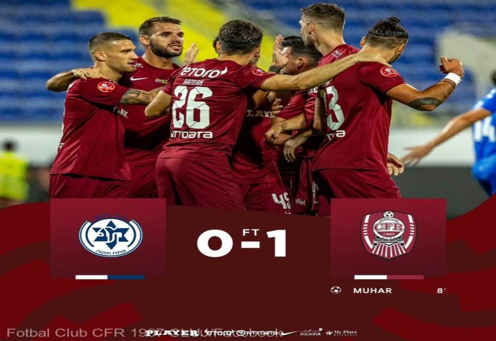 CFR CLUJ O ÎNVINGE PE MACCABI PETAH TIKVA (1-0), ÎN PRELIMINARIILE CONFERENCE LEAGUE