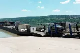 Traversarea Dunării cu bacul între Bechet și Bulgaria, suspendată din cauza nivelului scăzut al fluviului