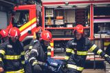 Incendiu într-un apartament din Tulcea: o femeie a fost transportată la spital / VIDEO