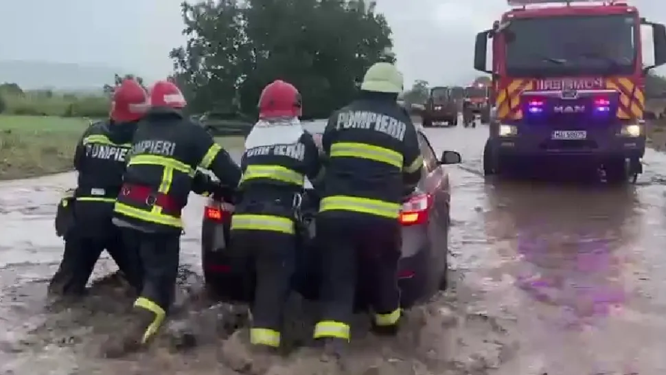 Inundații în județul Tulcea (arhivă)