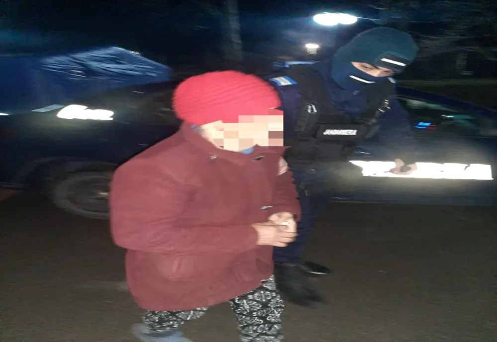 Femeie pierdută pe stradă, dusă acasă în siguranță de jandarmi