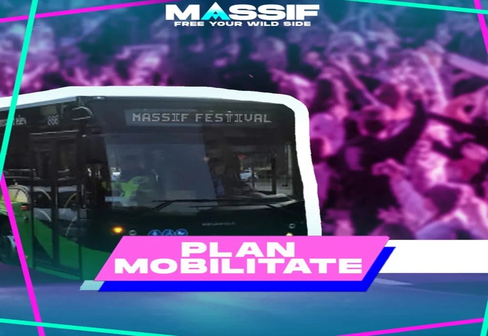 Organizatorii Massif au anunțat cum se poate ajunge cel mai ușor la festival. 9 linii speciale de transport în comun