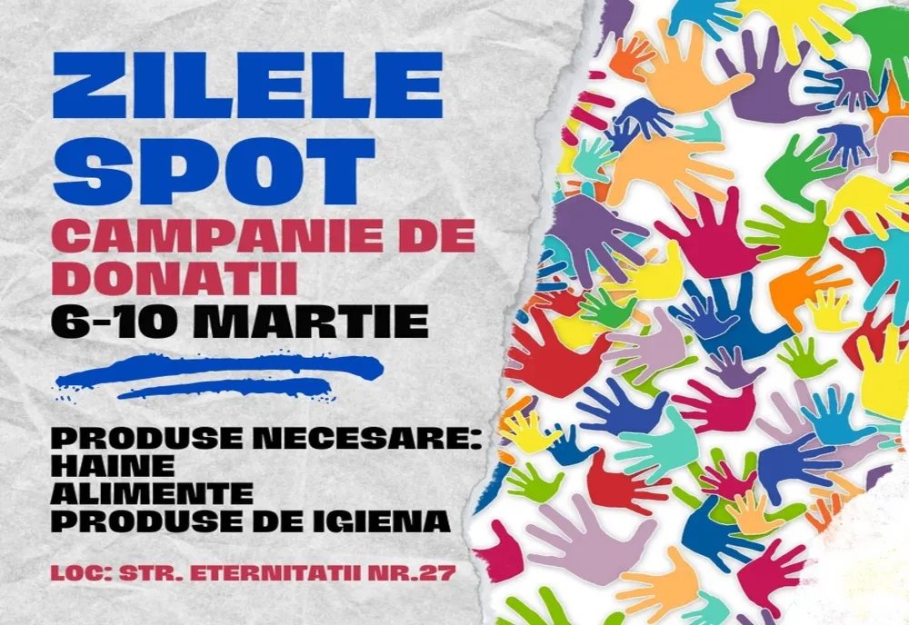 TULCEA. Campanie de donații la Tulcea - Zilele SPOT